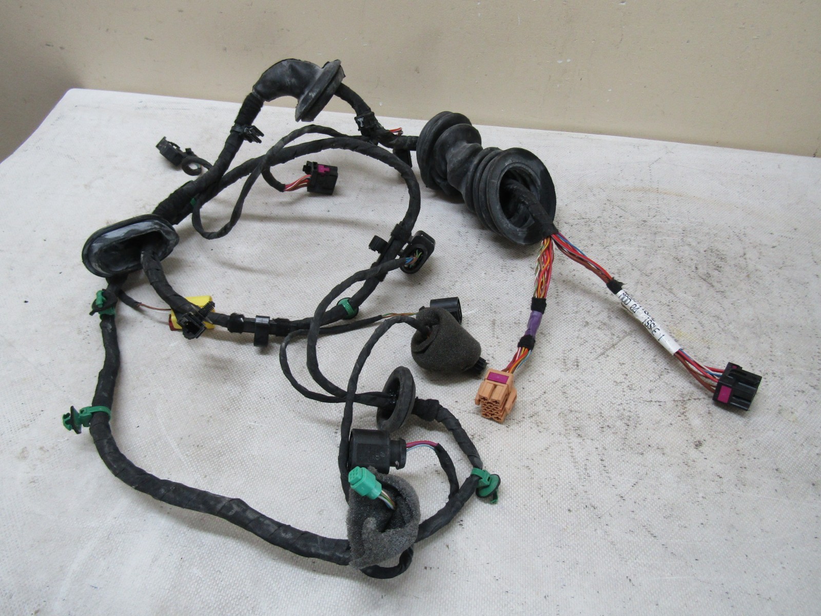 11-18 Bentley Continental GT GTC Front Left Driver Side Door Wire Harness OEM