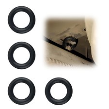 4PCS Car O Rings Rubber Exhaust Hangers,Heavy Duty Muffler Hanger for Reducin...