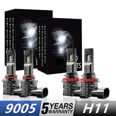For Chevy Malibu Sedan 4-Door 2019-2021 LED Headlight High Low Bulbs LED White