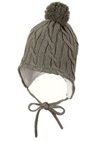 Sterntaler Unisex Kinder StrickmüTze Bommel DunkelgrüN GrößE 53