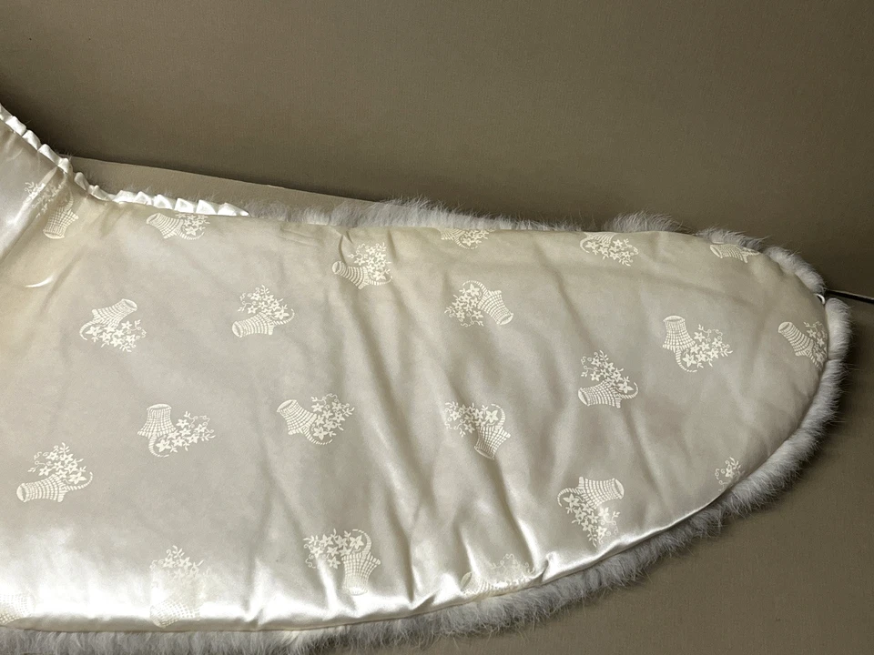 ¡CHAL/CapeMCM de piel de conejo blanco vintage para formal, boda, informal! Foto 4 de 4