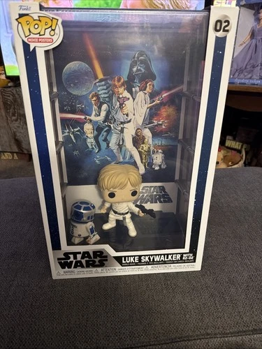 Funko Pop Movie Posters Star Wars Luke Skywalker With R2-D2
