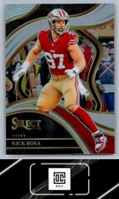 2023 Panini Select #230 Nick Bosa Silver Prizms