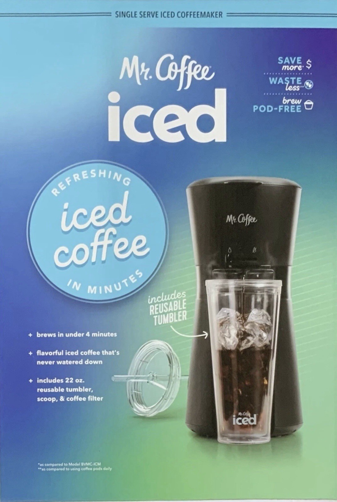 Single Serve Tumbler With Reusable Filter