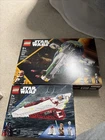 Lego Star Wars Sealed Lot Obi Wan Starfighter And Jango Fett Starship