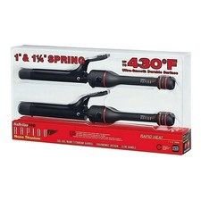 BaByliss Pro Nano Titanium Curling Iron Barrel Set 1"  1 " Black