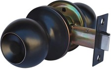 Chronos Passage Door Knob, Non-Keyed Lock Handle Set for Closets or Non Priva...