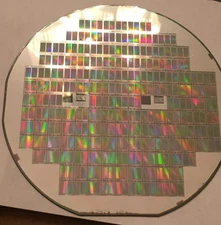4" iMP Group Military AeroSpace Defense Silicon Wafer 1988 Vintage CPU Chip