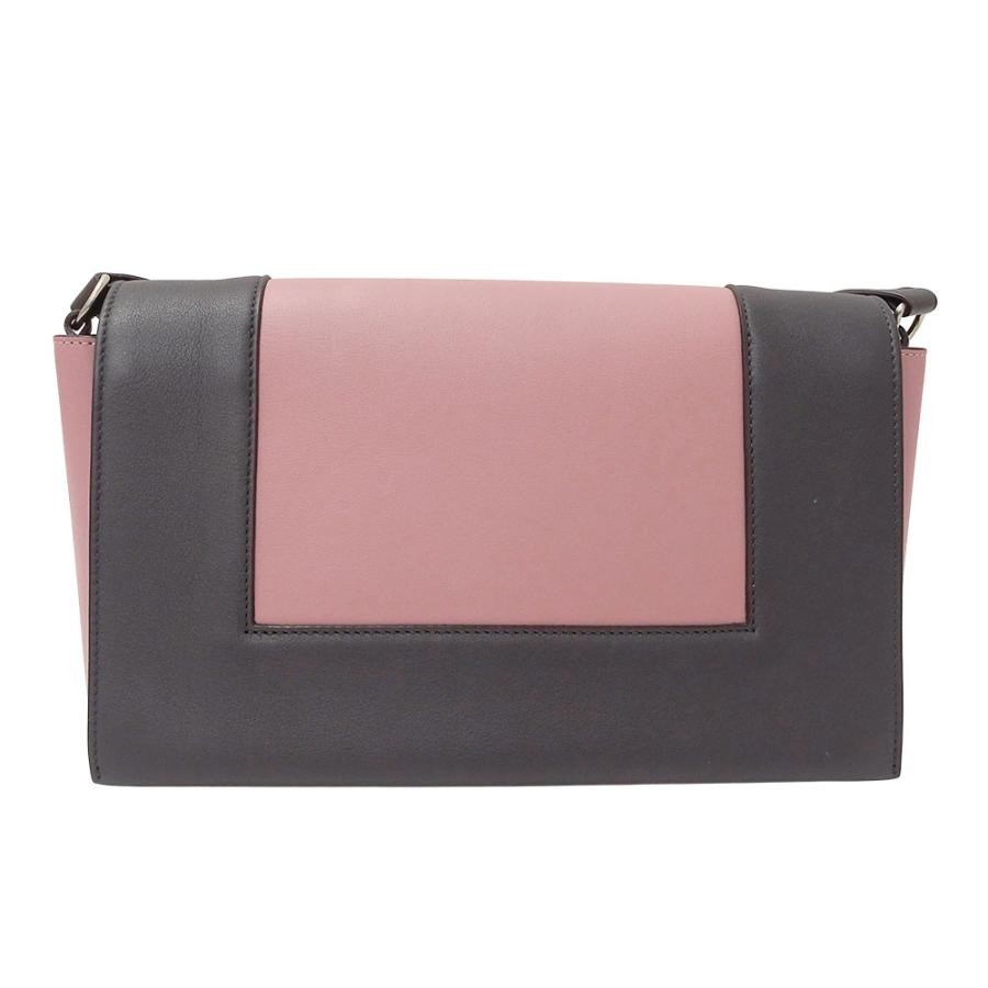 Celine Frame Medium Shoulder Bag Charcoal Grey from Japan #329 image 2