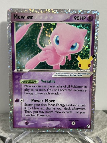 Pokemon Mew ex 88/92 Celebrations: Classic Collection Classic Collection NM