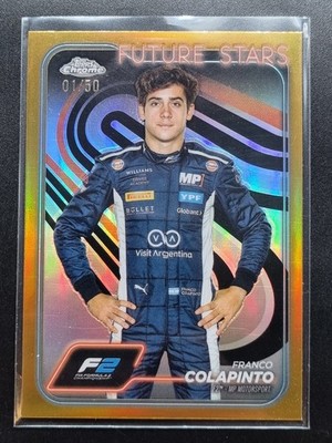 Franco Colapinto 2024 Topps Chrome Formula 1 #24 GOLD   /50   #95720