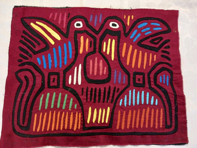 Unframed Mola Panel From Panama 