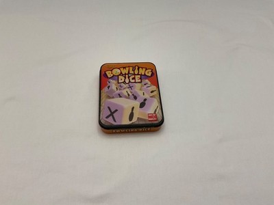 FUNDEX Bowling Dice 2002 Complete Game in Metal Tin w/ Scorepad & Instructions