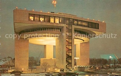 New York City The Port of New York Authority Heliport and Exhibit Building at ni
