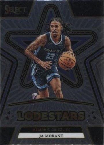 Ja Morant 2024-25 Panini Select Red Prizm Lodestars #11 Memphis