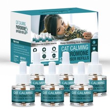 Cat Calming Diffuser Refill 6 Pack 48mL  Fits All Cats  Reduces Anxiety  Stre