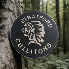 STRATFORD CULLITONS OHA Era VINTAGE   HOCKEY 🏒 PUCK  VICEROY MFG. Made In🇨🇦