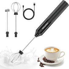 Morpilot Milchaufschäumer Stab, Milchschäumer Elektrisch Wiederaufladbar, a