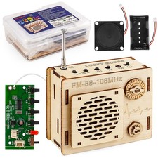 STEM Projects for Kids  Adults, FM 88-108 MHz Radio 3.5 x 1.6 x inches