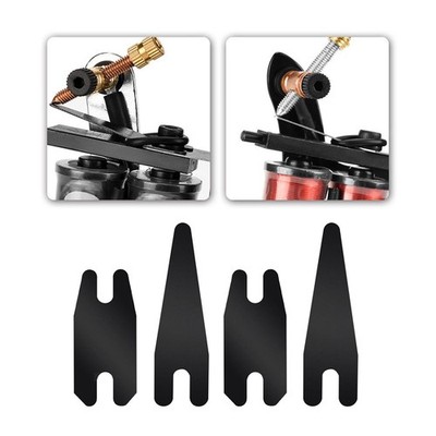 4Pcs Tattoo Coil Machine Shrapnel Zubehör Metall Black Liner Tätowierer