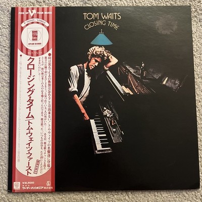 TOM WAITS CLOSING TIME - NM Japan Vinyl LP w/ OBI & Insert - 1976 P-10242Y