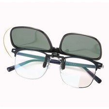 Polarized Flip Up Clip-on Sunglasses Driving Fishing Lightweight Anti-glare Lens — image 5