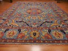 Turkish Oushak Rug, Geometric Multicolored Handmade Bohemian Rug 12x15 Ft — photo 3