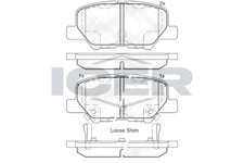 Bremsbeläge für Peugeot 4008 Citroen C4 Aircross Mazda 6 Kombi Limo ab 12->