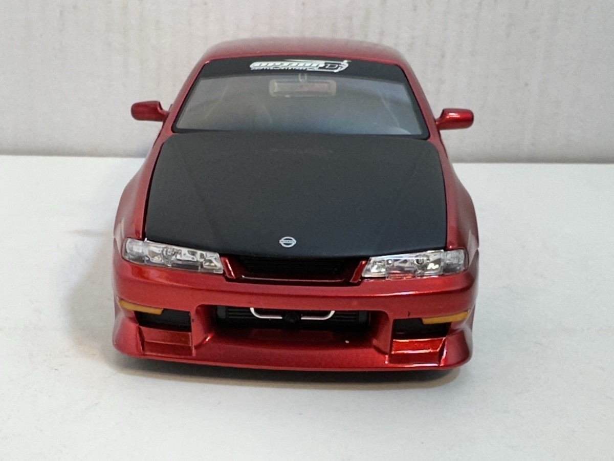 JADA OPTION D 1998 NISSAN 240SX (S-14) RED 1:24 DIECAST MODEL CAR
