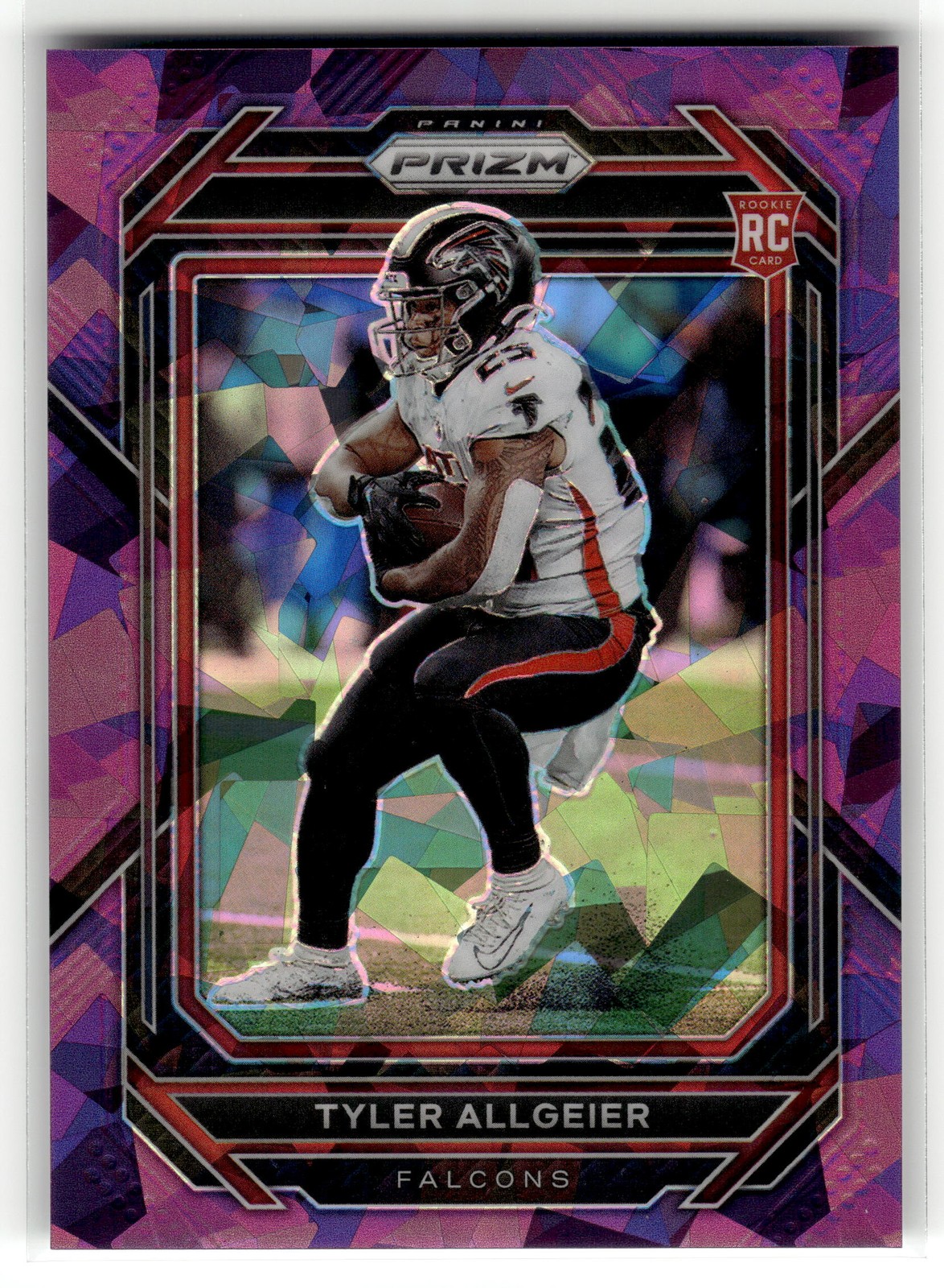 Tyler Allgeier Panini Prizm #344 Purple Ice