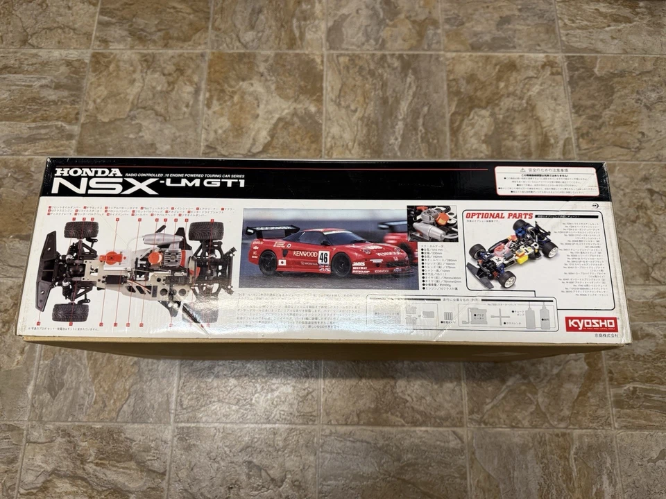 Rare New Kyosho Honda NSX LMGT1 SuperTen FW03 GT.15 S CR Nitro Engine Complete - Image 2 of 4