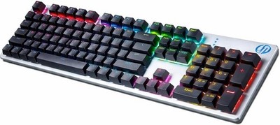 HP GK400F Mechanical Gaming Keyboard- Compatible with Desktop and Laptop