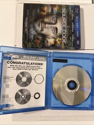 Source Code-Blu-ray/DVD Combo w/  Lenticular Slip Cover -Jake Gyllenhaal -  D20