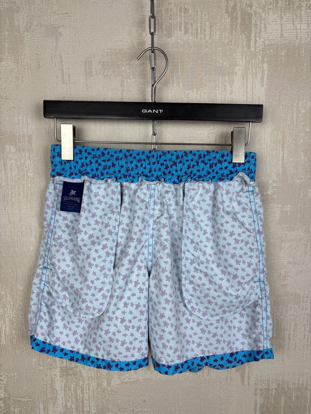 Vilebrequin Swim Shorts Small Sea Turtles Print Men's Size S