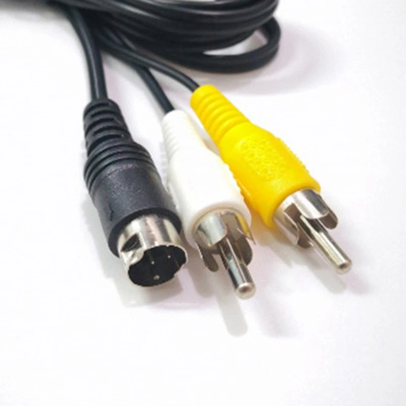 For Sega Mega Drive 2 3 Genesis TV Cable Master System AV Composite Video Audio - Image 3 of 4