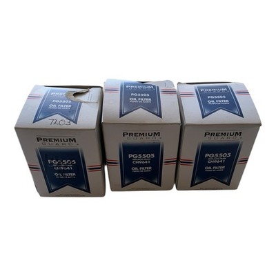 Engine Oil Filter-Standard Life Premium Guard PG5505 Lot Of 3, New