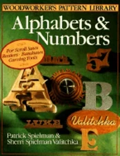 Woodworker's Pattern Library: Alphabets & Numbers by Patrick Spielman: Used
