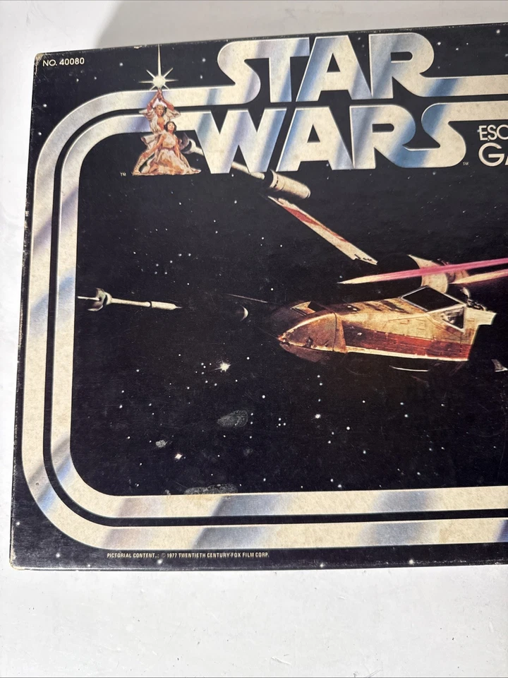 Juego de mesa vintage 1977 Star Wars Escape from the Death Star COMPLETO Foto 3 de 4