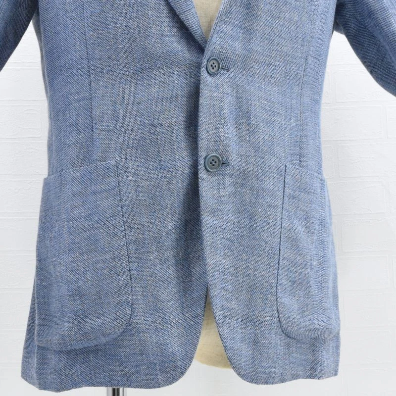 Jaqueta de verão de lã linho BELVEST ordem sob medida Beams em bom estado tamanho 46 - Imagem 4 de 4