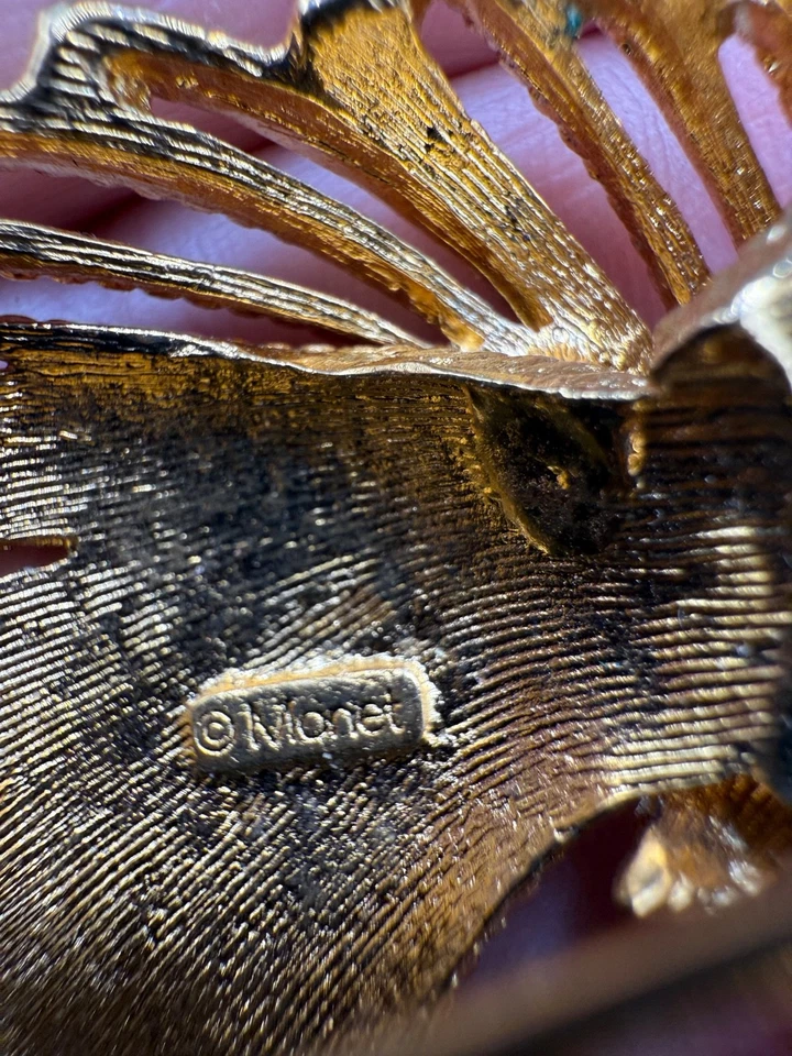 Vintage Brooch Lot Signed Monet JJ USA - Image 4 of 4