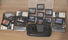 Sega Game Gear with 10 games Bundle - READ