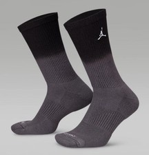 Nike Air Jordan Jumpman Black Grey Gradient Socks HJ2446 010 Men  s Size 8-12