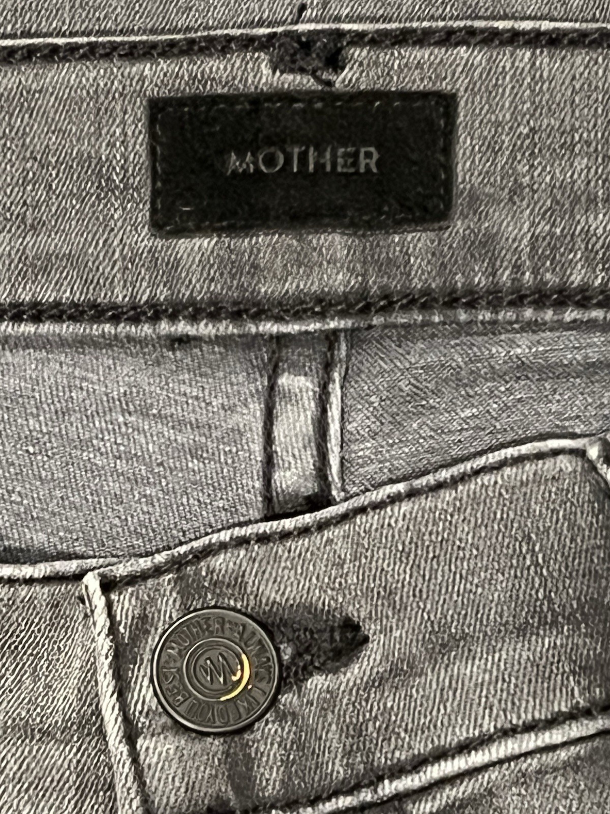 MOTHER The Wrapper Patch Springy Ankle Jeans in D… - image 10