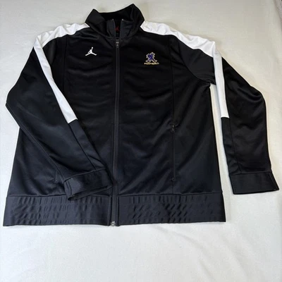 NWT Jordan Saint Augustine High School Football Track Jacket XL Full Zip Black - Image 1 of 4