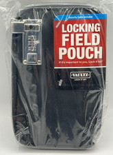 Vaultz Locking Field Accessories Pouch 5x8x5 Black aa36