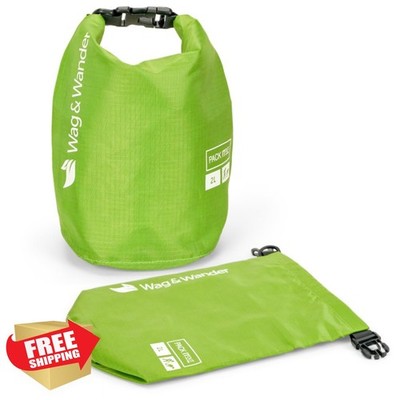 Wag and Wander Poop Bag Holder Green