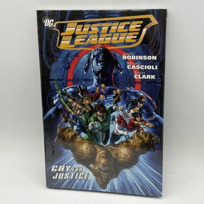 Justice League Cry for Justice DC Hardcover James Robinson Supergirl SEALED NOS