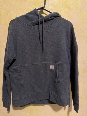 Carhartt Grey S (4/6) Pullover Relaxed Fit Hoody With Thumb Holes