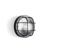 SOVIL PLAFONIERA TONDA CON GABBIA E STRUTTURA IN TERMOPLASTICO ATTACCO GRANDE E2