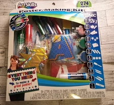 ArtSkills Poster Making Kit Arts Skills 274 Piece Set New Sealed Package 